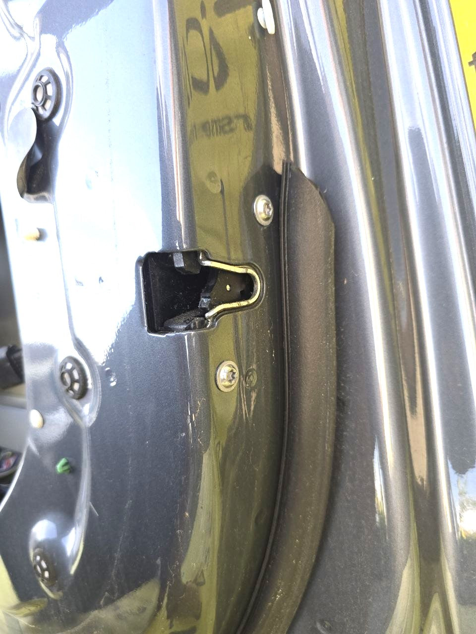 Tesla Model S 2012-2016 Front Right Door (Dolphin Gray - PMTG) - OEM (used) 6006622-E0-E