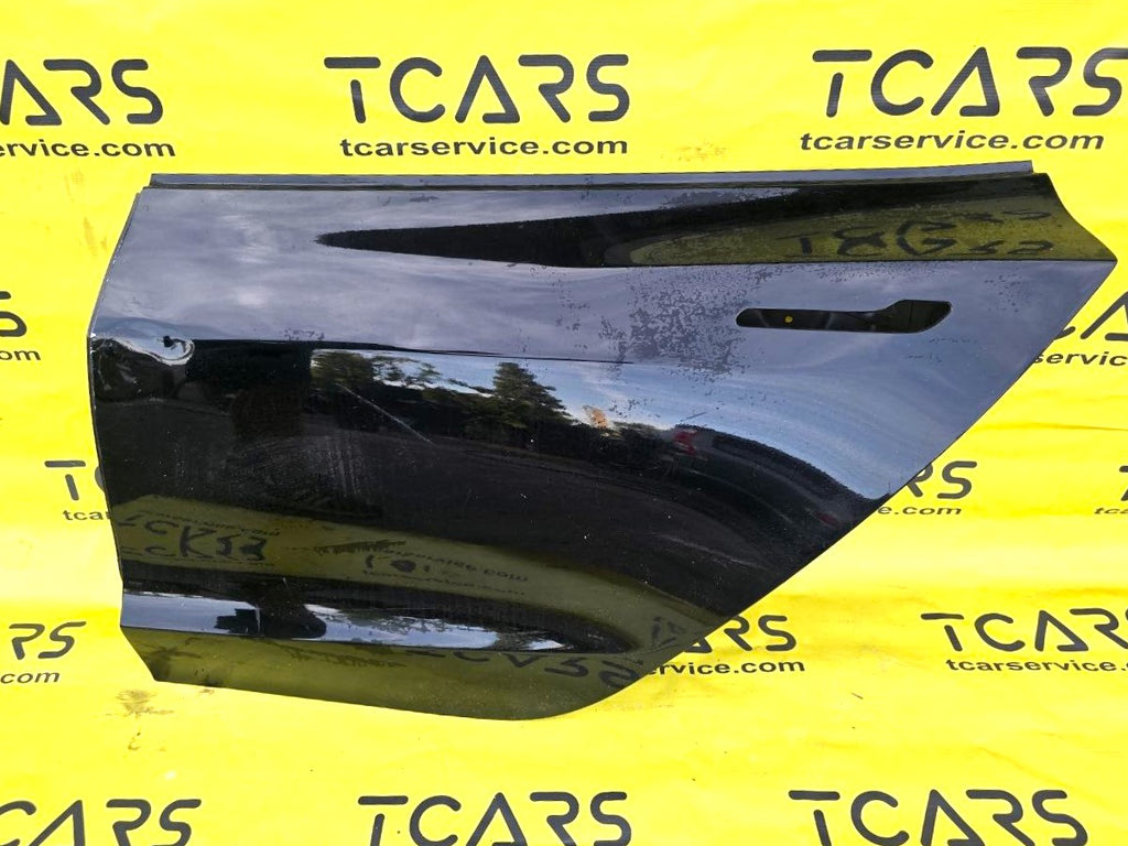 Tesla Model 3 2017-2023 Rear Left Door (Black - PBSB) - OEM (used) 1081441-E0-C