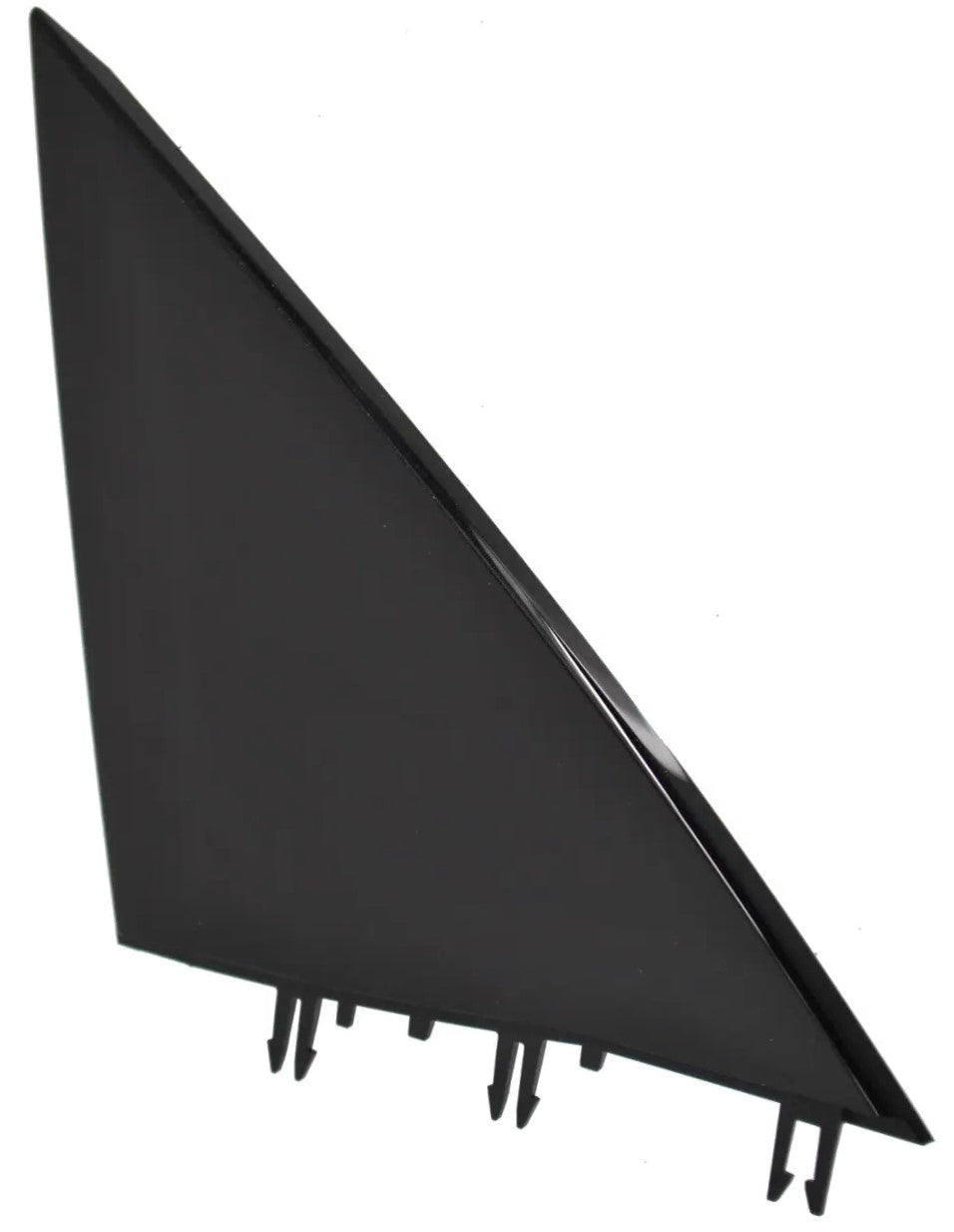 Tesla Model Y 2020-2025, Y Juniper A-Pillar Exterior Mirror Applique - Gloss Black - Right Side - New 1495633-00-C