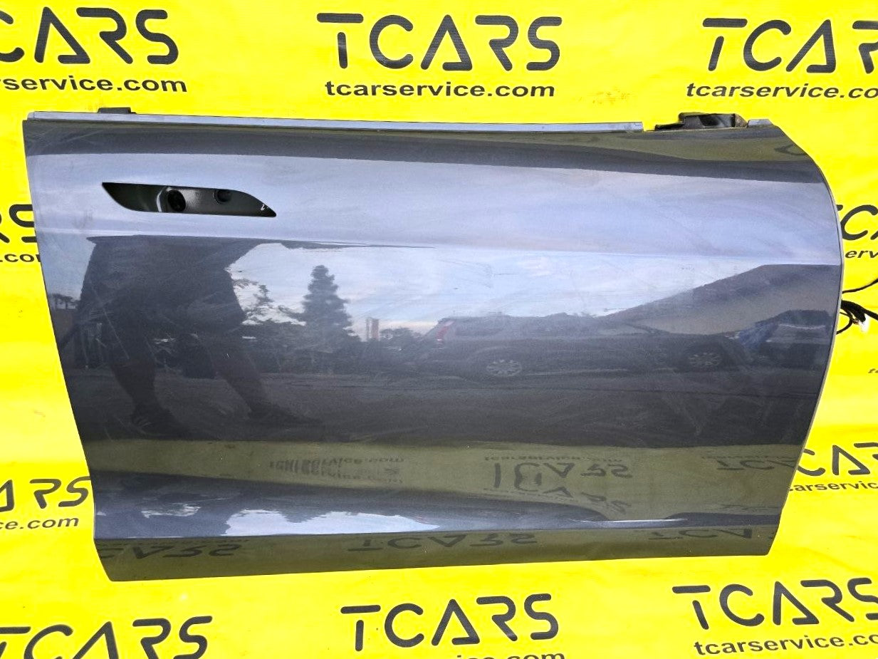 Tesla Model S 2012-2016 Front Right Door (Steel Gray - PMNG) - OEM (used) 6006622-E0-E