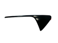 Tesla Model S 2016-2021, X 2015-2021, 3 2017-2023, Y 2020-2025 Fender Camera Side Repeater Trim - Carbon Black Aero Rib - Right Side - New 1514878-00-C