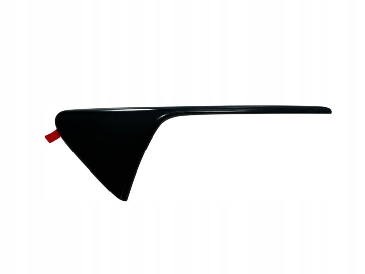 Tesla Model S 2016-2021, X 2015-2021, 3 2017-2023, Y 2020-2025 Fender Camera Side Repeater Trim - Carbon Black Aero Rib - Left Side - New 1514877-00-C
