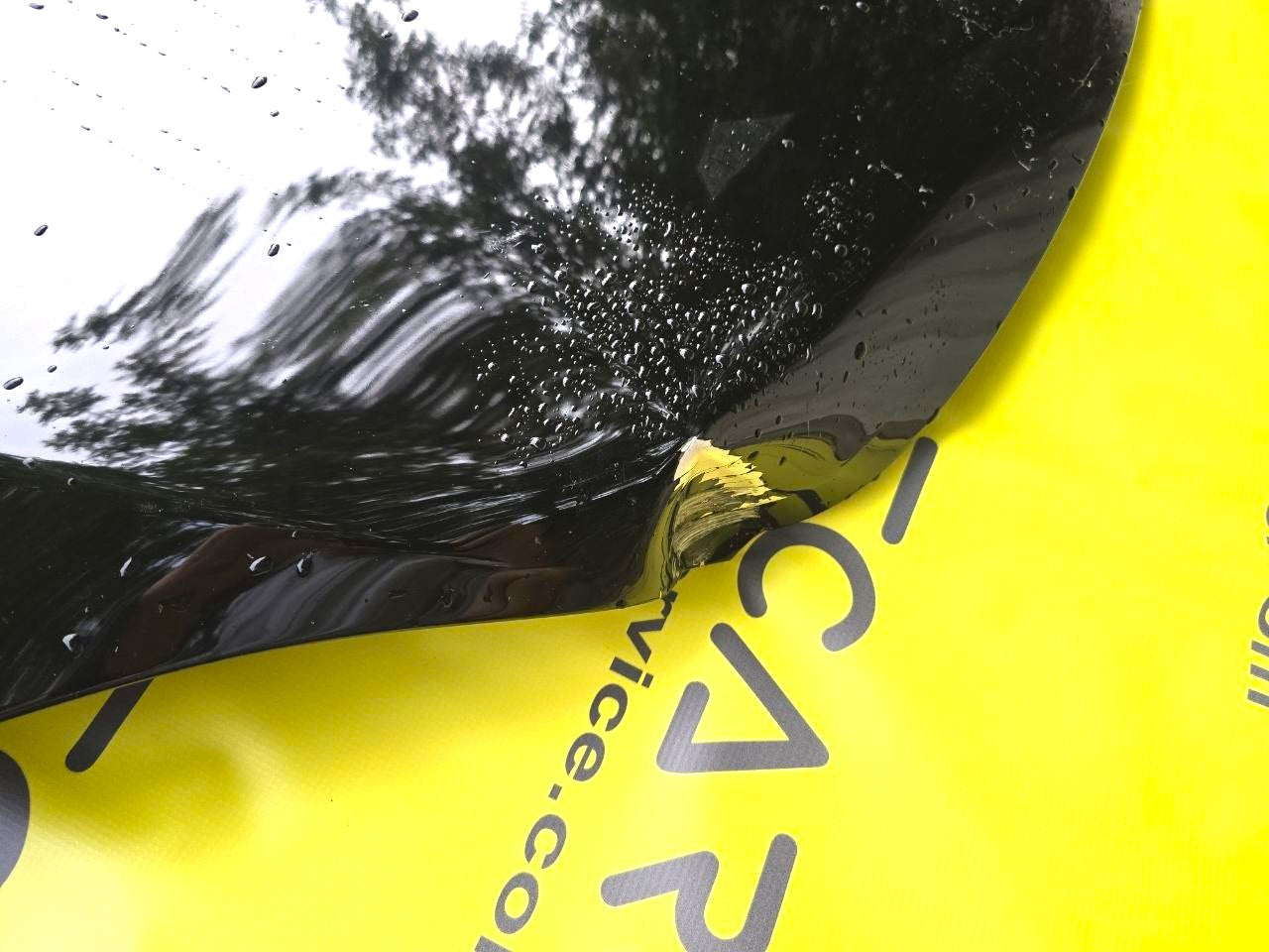 Tesla Model SP 2021-2025, S 2025- Hood Bonnet Panel Cover - Black PBSB - OEM (used with damage) 1562730-E0-A