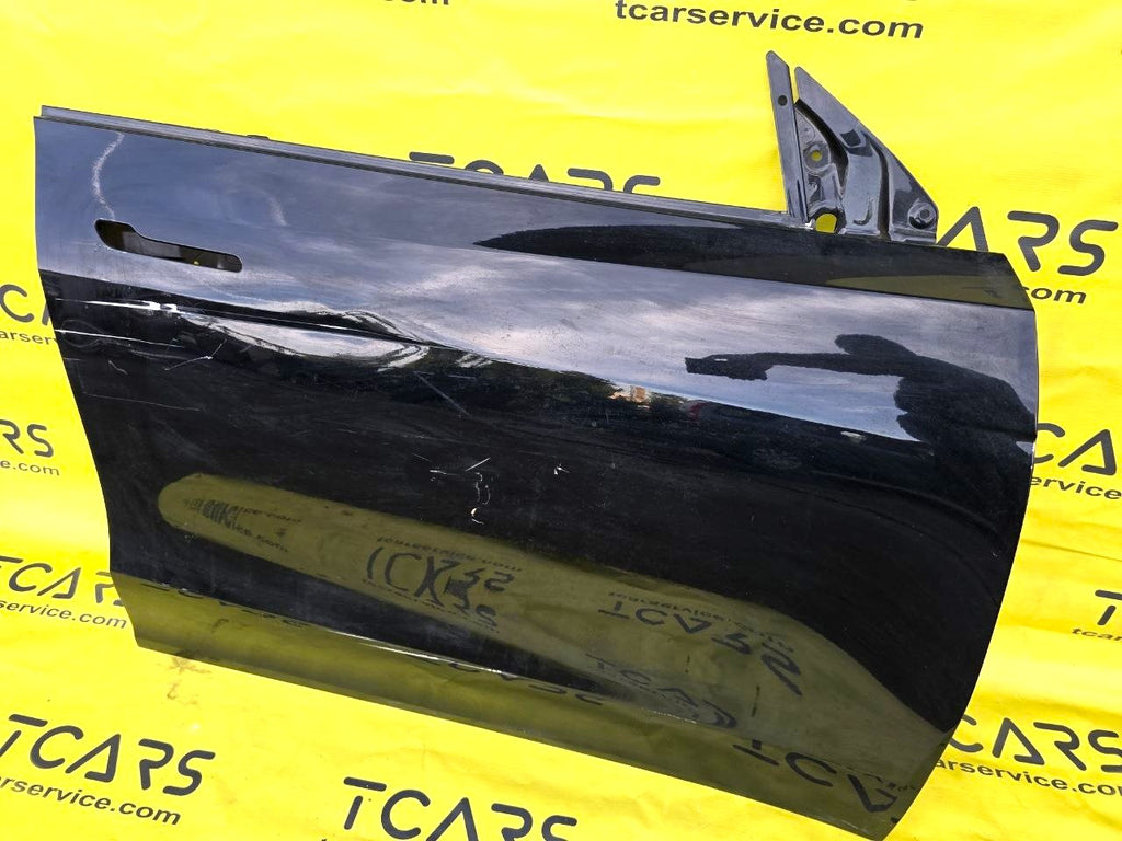 Tesla Model Y 2020-2025 Front Right Door (Black - PBSB) - OEM (used) 1501462-E0-A