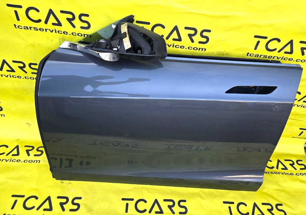 Tesla Model S 2012-2016 Front Left Door (Dolphin Gray - PMTG) - OEM (used) 6006662-E0-E