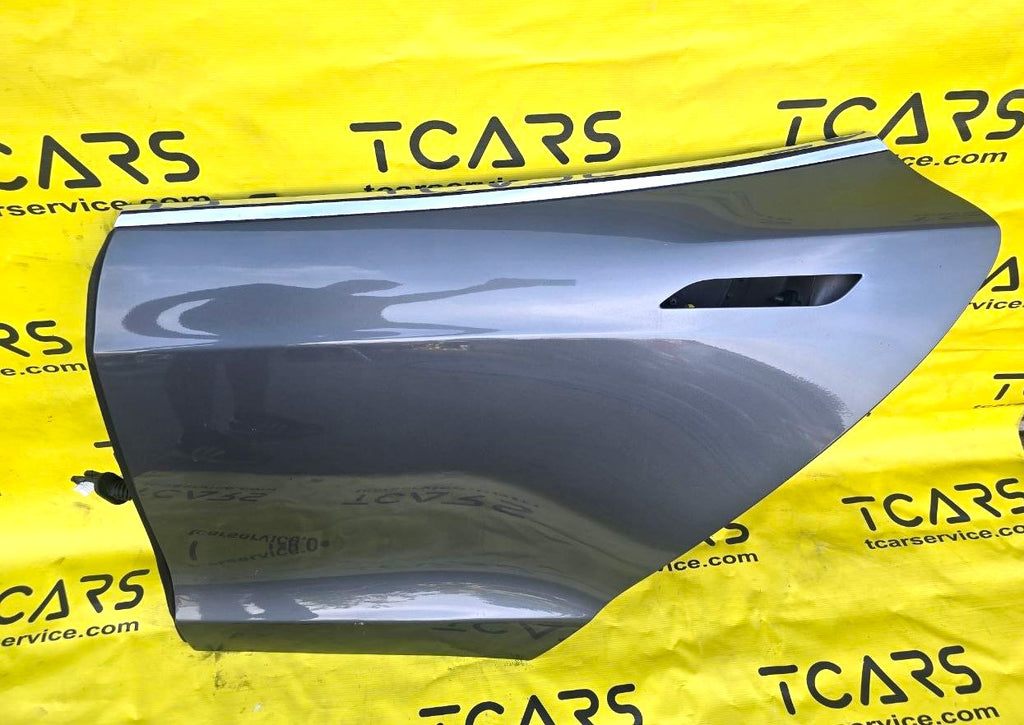 Tesla Model S 2012-2016 Rear Left Door (Dolphin Gray - PMTG) - OEM (used) 6006394-E0-E