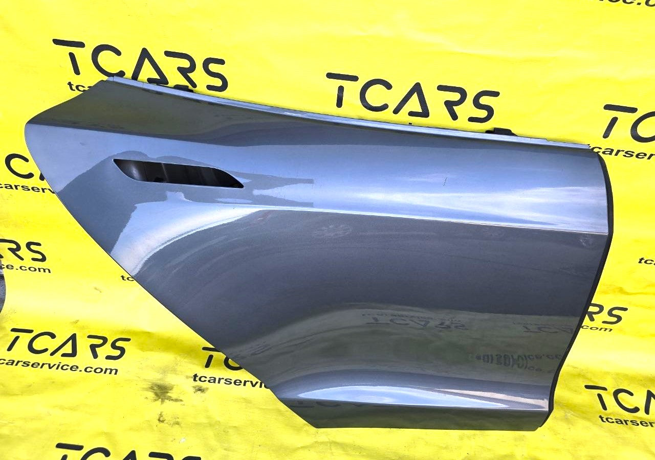 Tesla Model S 2012-2016 Rear Right Door (Dolphin Gray - PMTG) - OEM (used) 6006566-E0-E