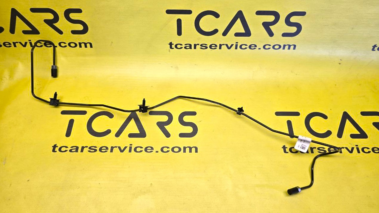 Tesla Model SP 2021-2025, S 2025-, XP 2021-2025, X 2025- Two-Tube Brake Pipe - Hydraulic Control Unit to Side Sill - OEM New 1420713-00-B