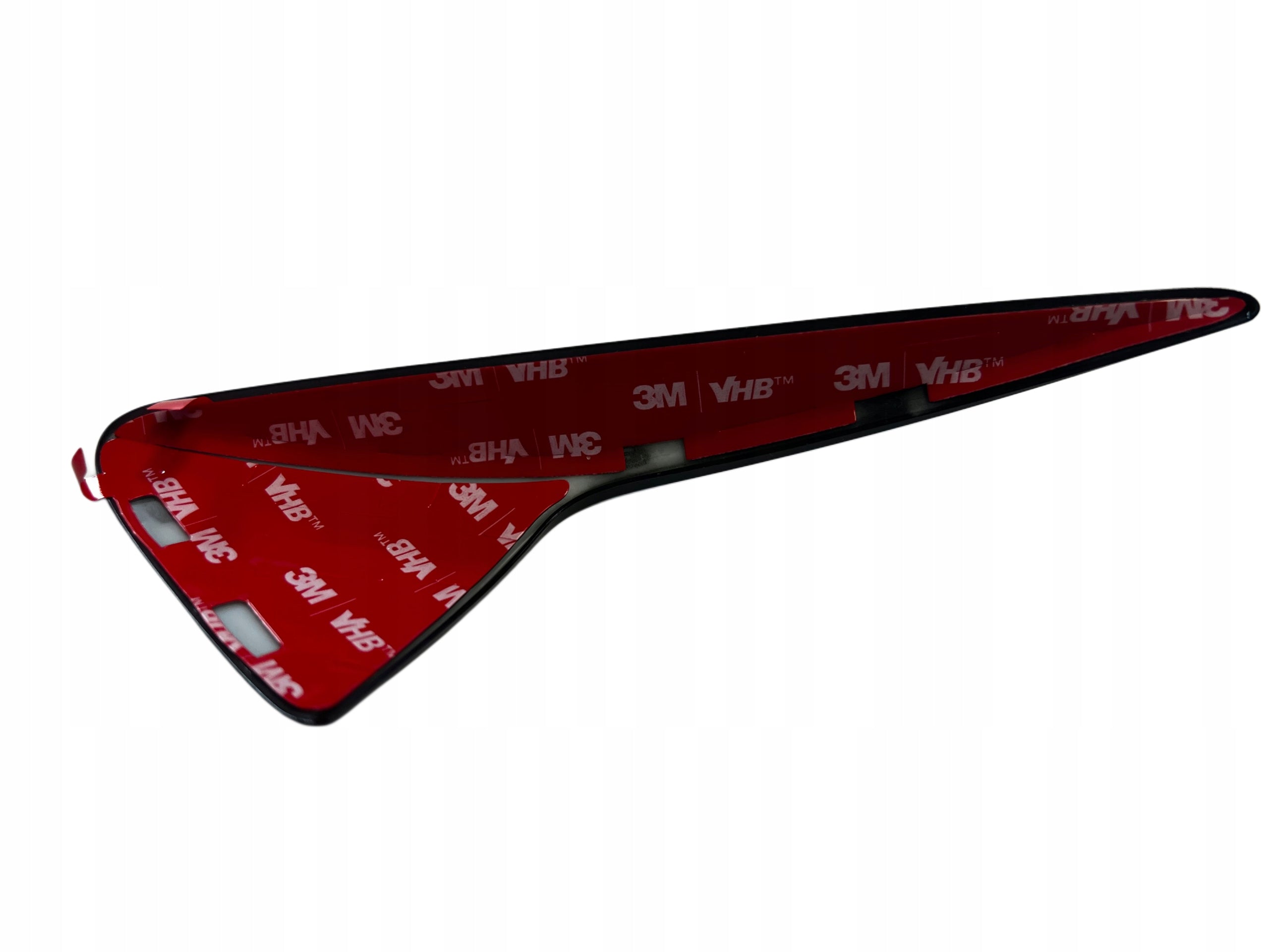 Tesla Model S 2016-2021, X 2015-2021, 3 2017-2023, Y 2020-2025 Fender Camera Side Repeater Trim - Carbon Black Aero Rib - Right Side - New 1514878-00-C