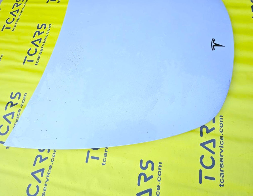 Tesla Model Y 2020-2025 Hood Bonnet Panel Cover (Pearl White - PPSW) - OEM (used with damages) 1493370-E0-A