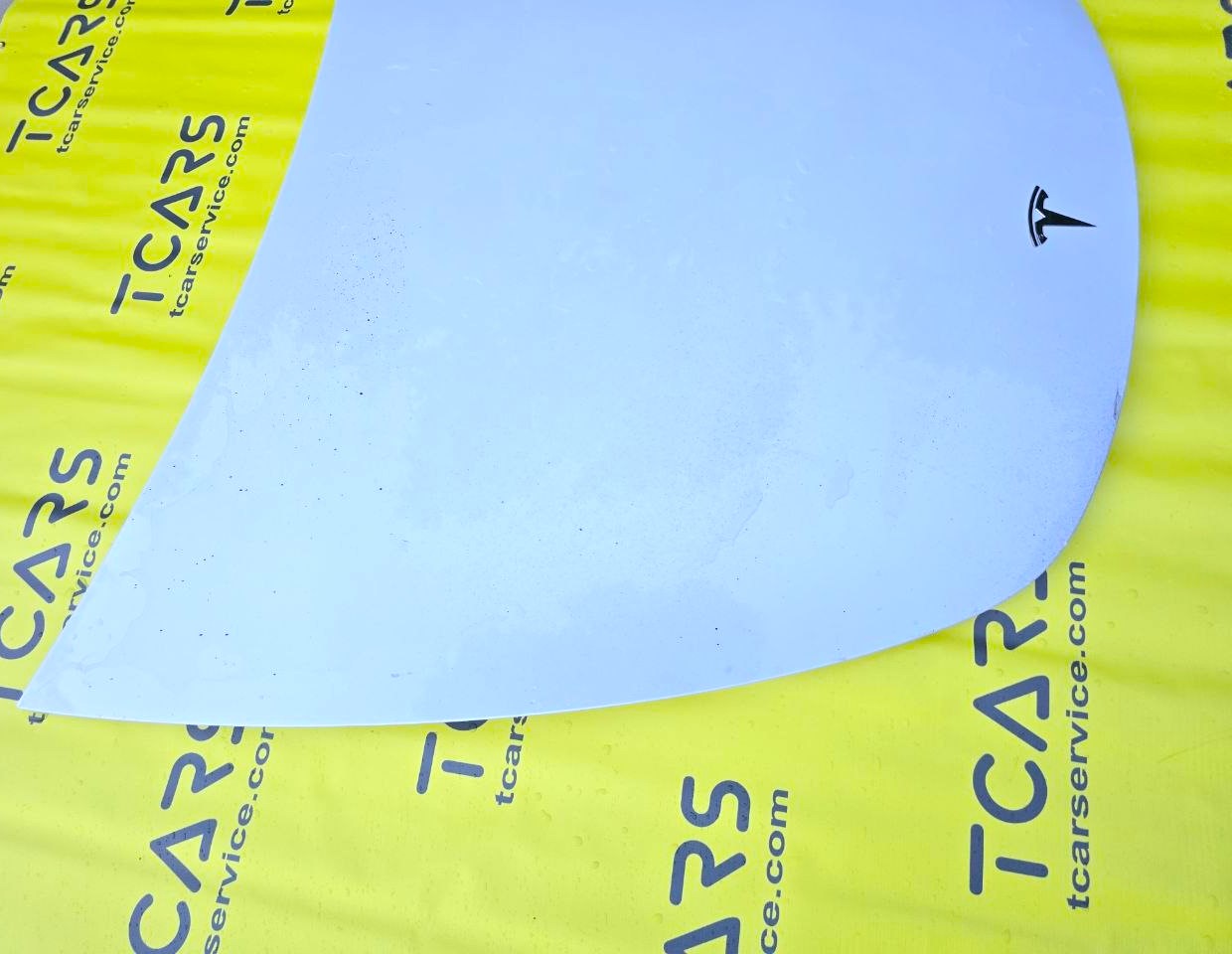 Tesla Model Y 2020-2025 Hood Bonnet Panel Cover (Pearl White - PPSW) - OEM (used with damages) 1493370-E0-A