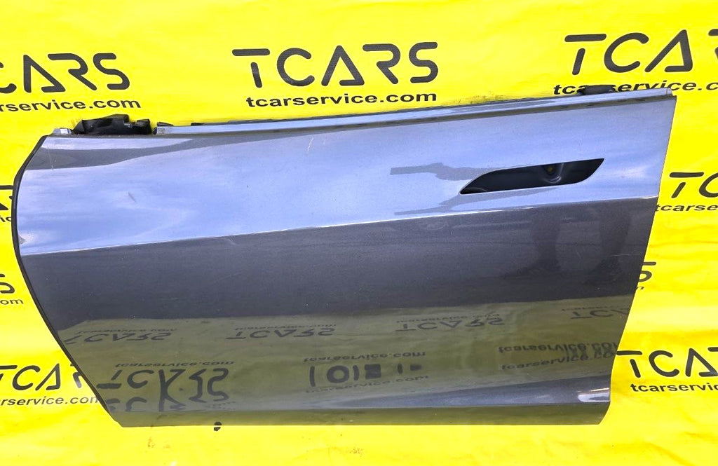 Tesla Model S 2012-2016 Front Left Door (Dolphin Gray - PMTG) - OEM (used) 6006662-E0-E