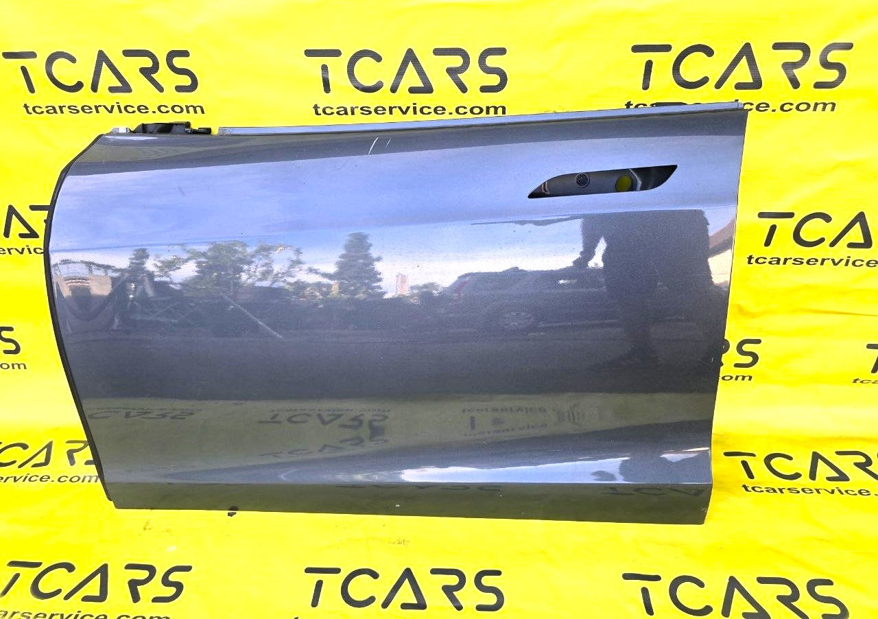 Tesla Model S 2012-2016 Front Left Door (Dolphin Gray - PMTG) - OEM (used) 6006662-E0-E