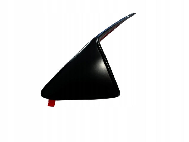 Tesla Model S 2016-2021, X 2015-2021, 3 2017-2023, Y 2020-2025 Fender Camera Side Repeater Trim - Carbon Black Aero Rib - Left Side - New 1514877-00-C
