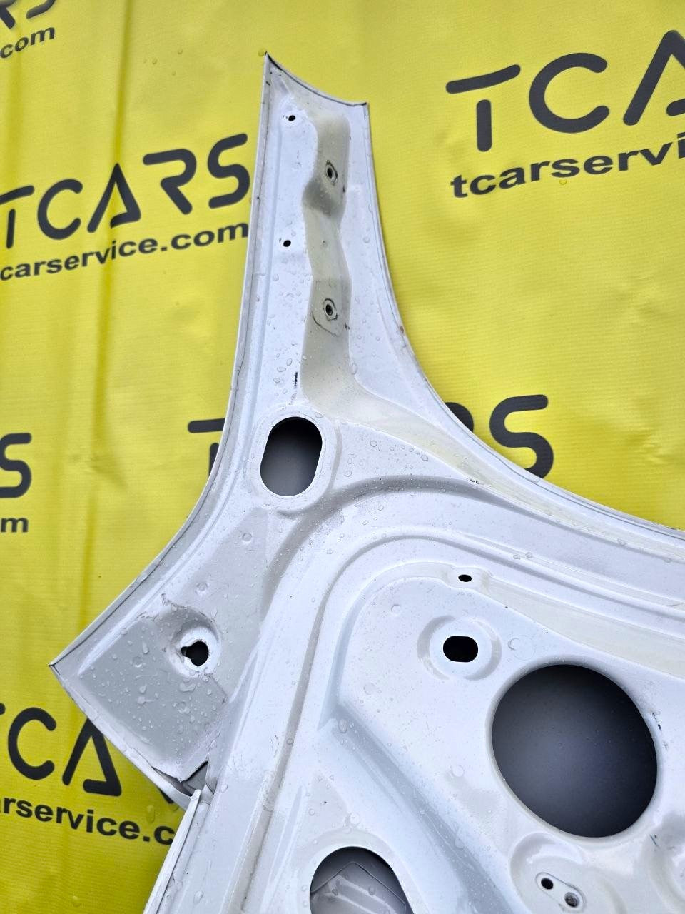 Tesla Model 3 2017-2023 Trunk Lid Tailgate Liftgate - POWERED - Pearl White PPSW - OEM (used with damage) 1601460-E0-A