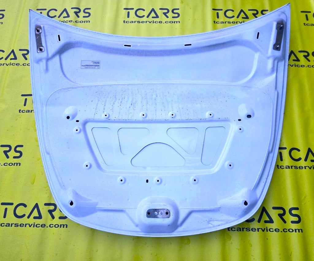 Tesla Model Y 2020-2025 Hood Bonnet Panel Cover (Pearl White - PPSW) - OEM (used with damages) 1493370-E0-A