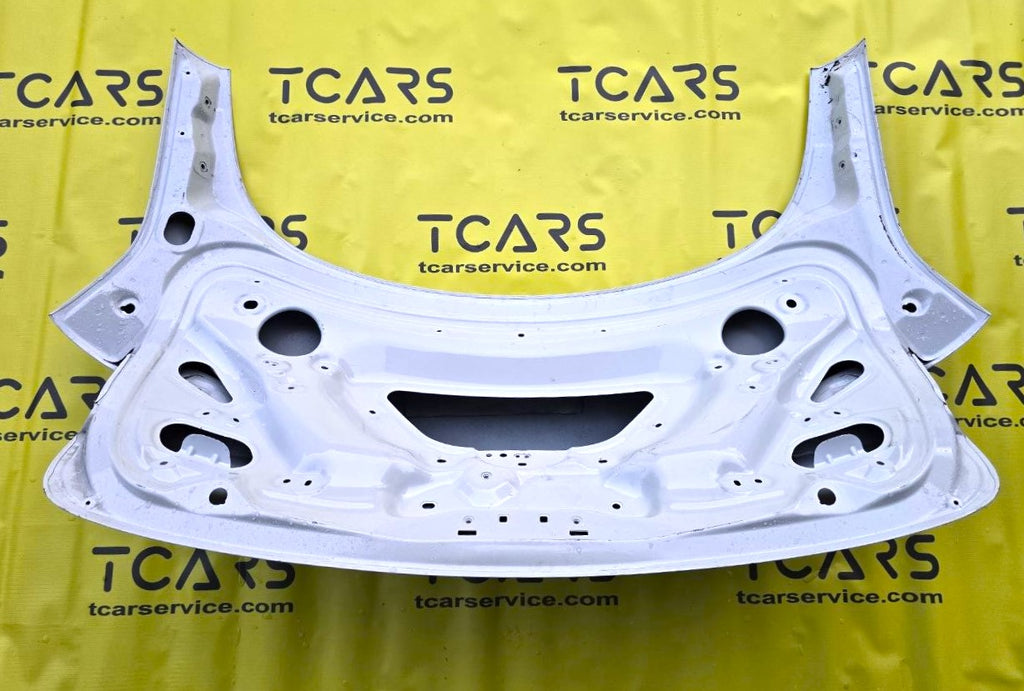 Tesla Model 3 2017-2023 Trunk Lid Tailgate Liftgate - POWERED - Pearl White PPSW - OEM (used with damage) 1601460-E0-A