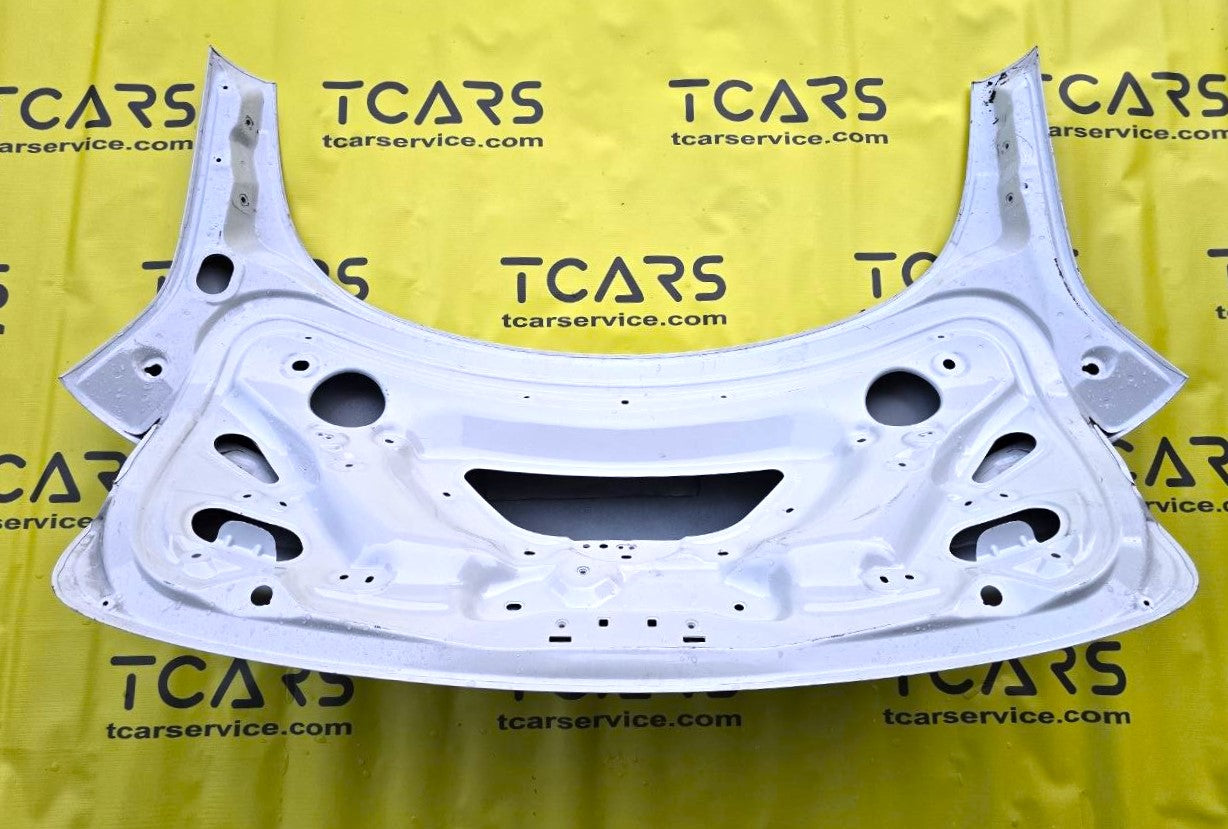 Tesla Model 3 2017-2023 Trunk Lid Tailgate Liftgate - POWERED - Pearl White PPSW - OEM (used with damage) 1601460-E0-A