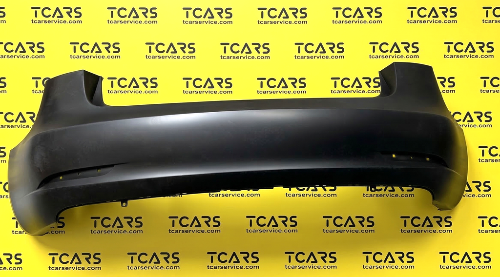 Tesla Model 3 2017-2023 Rear Bumper Cover without Parking Sensors Holes - New 1083983-S0-I