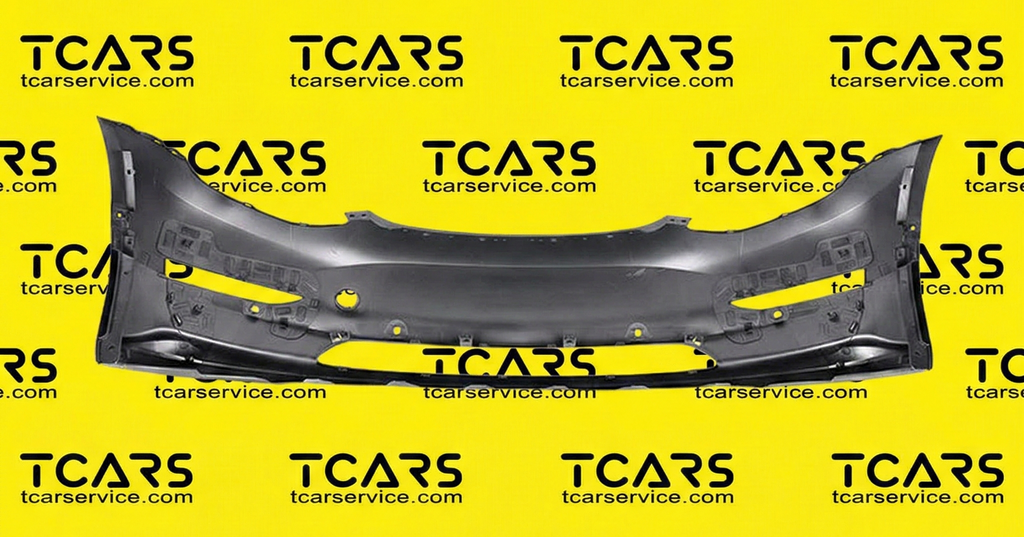 Tesla Model Y 2020-2025 Front Bumper Cover with Parking Sensors Holes - New 1493736-S0-A