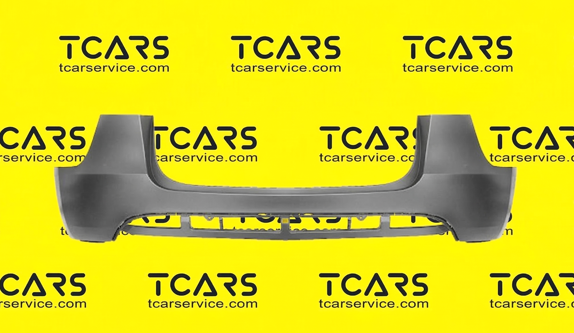 Tesla Model Y 2020-2025 Rear Bumper Cover without Parking Sensors Holes - New 1493735-S0-C
