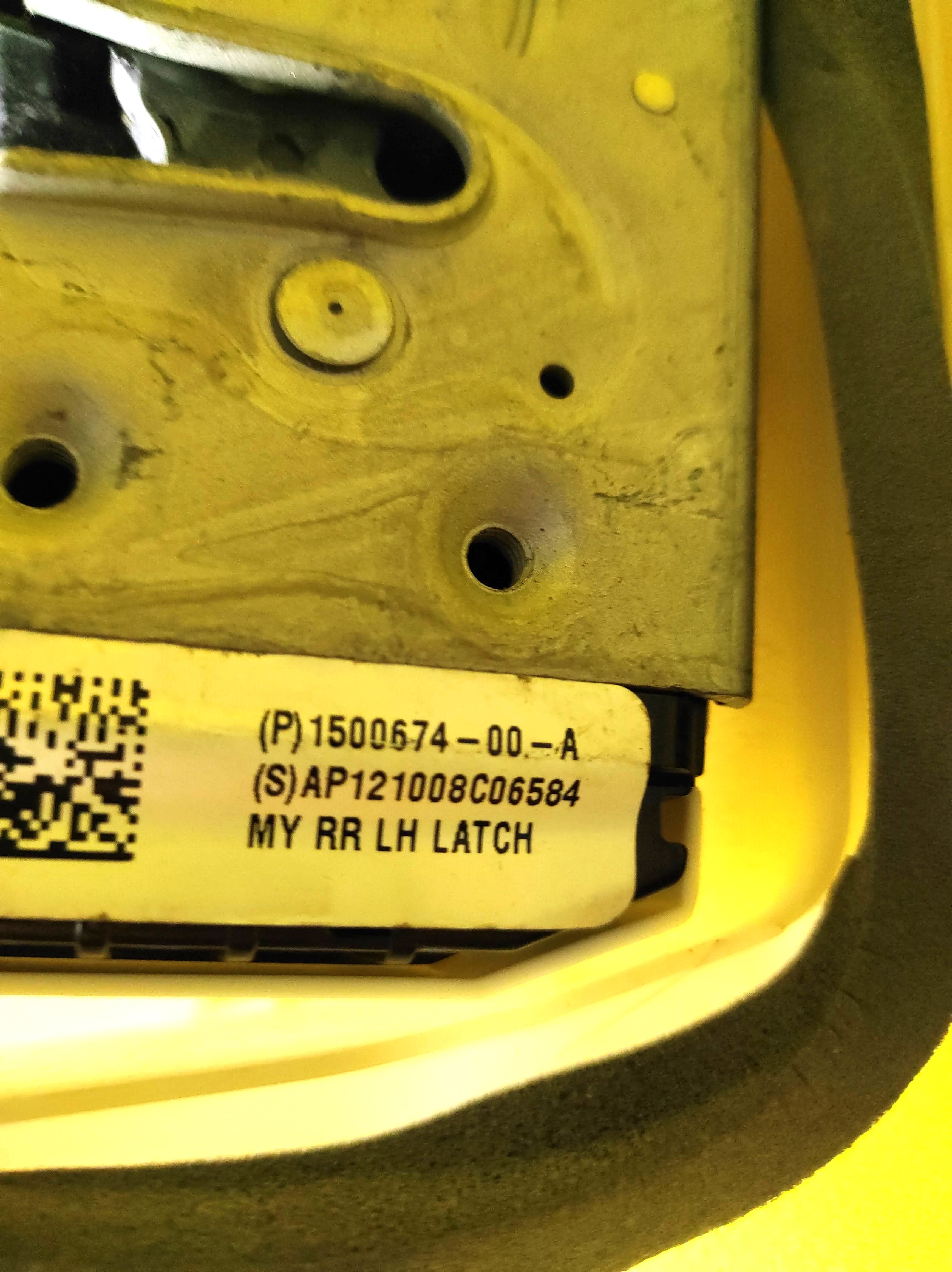 Tesla Model 3 2017-2023, Y 2020-2025 Rear Left Door Lock Latch Actuator OEM (used) 1500674-00-A