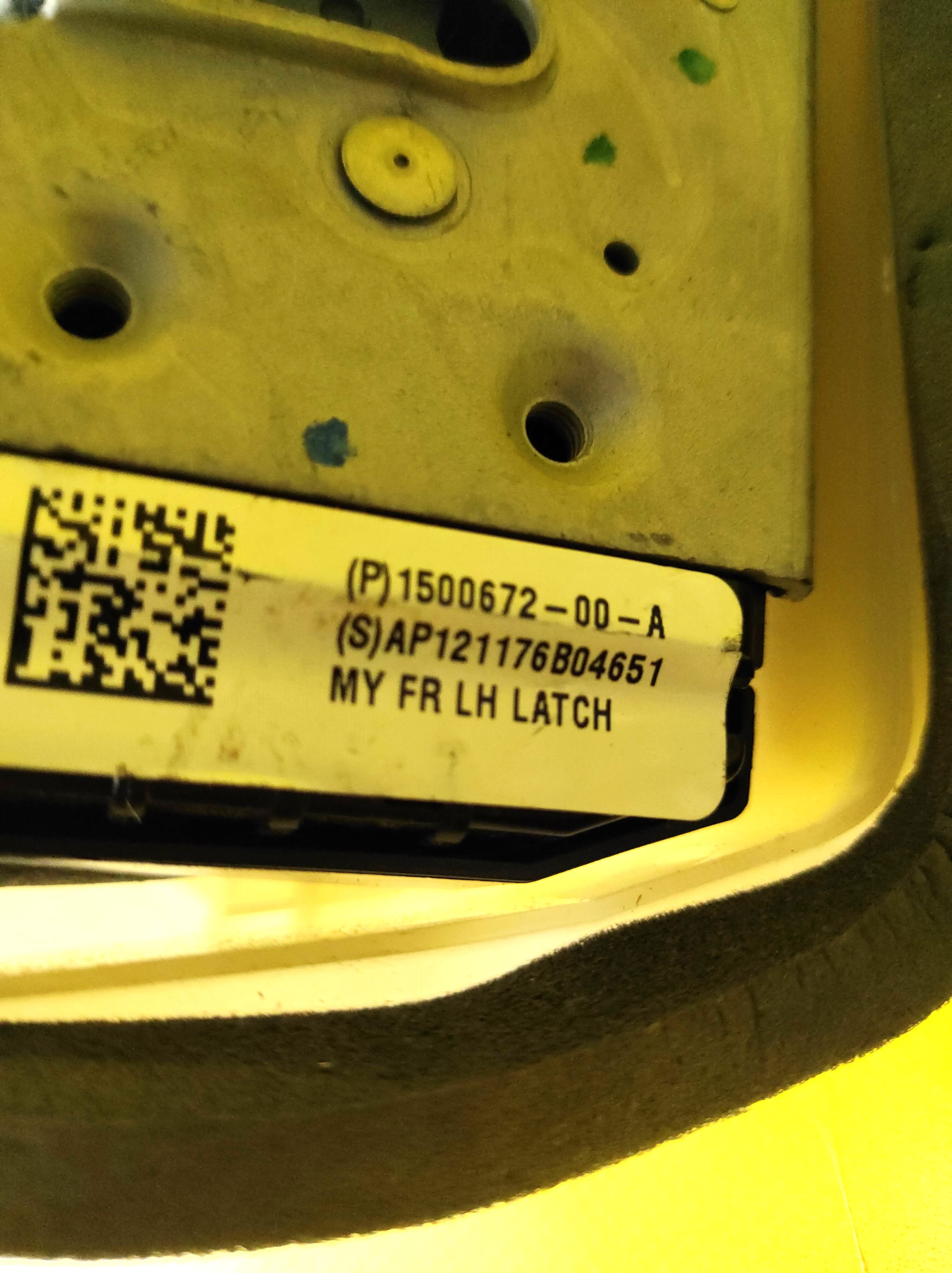 Tesla Model 3 2017-2023, Y 2020-2025 Front Left Driver Side Door Lock Latch Actuator OEM (used) 1500672-00-A