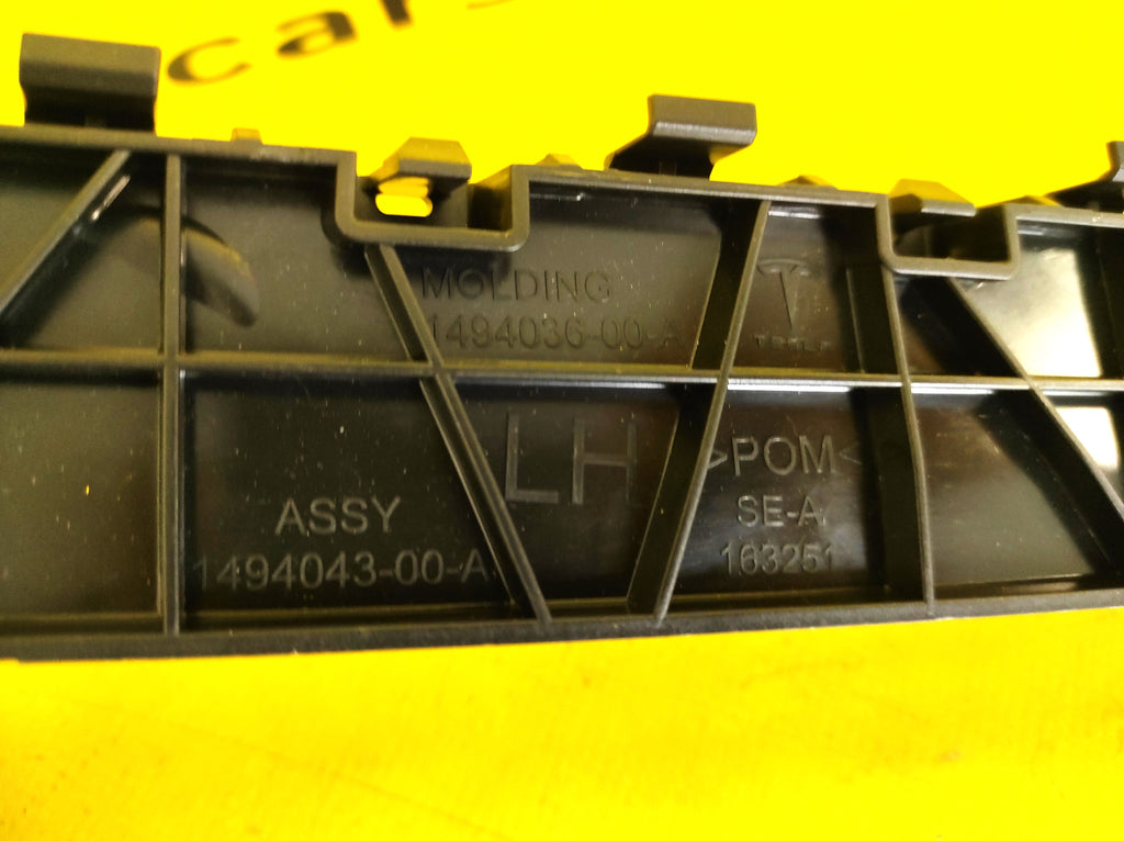 Tesla Model Y 2020-2025 Rear Bumper Retainer Bracket Left OEM (used) 1494043-00-A