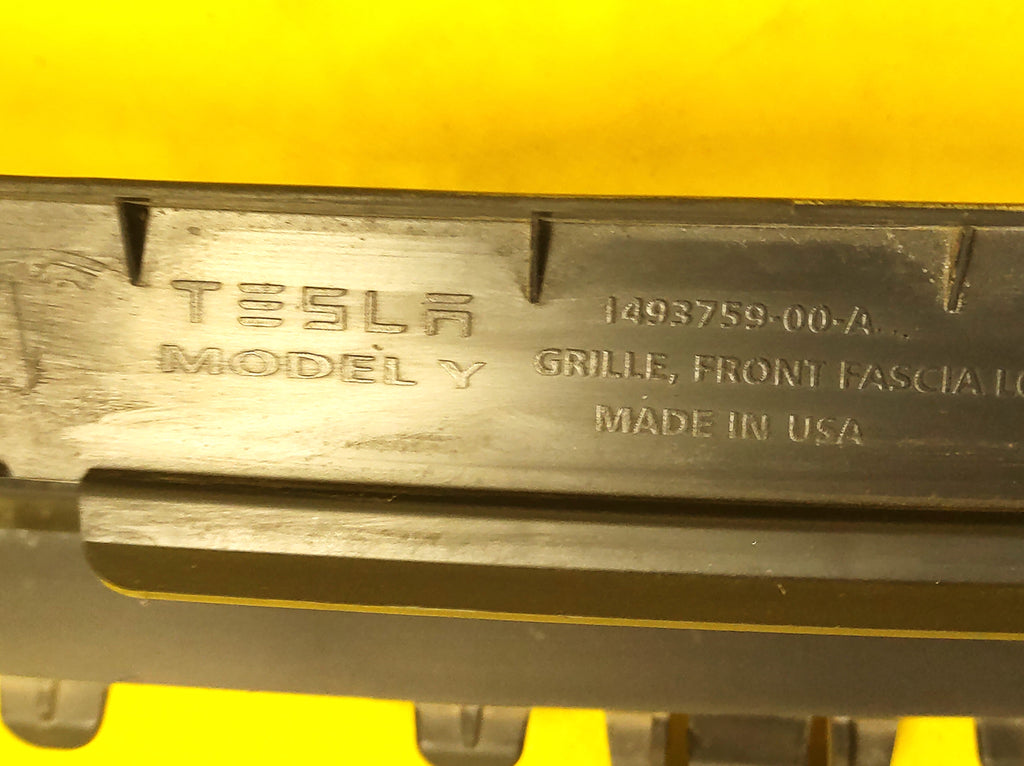 Tesla Model Y 2020-2025 Front Fascia Grille OEM (used) 1493759-00-A