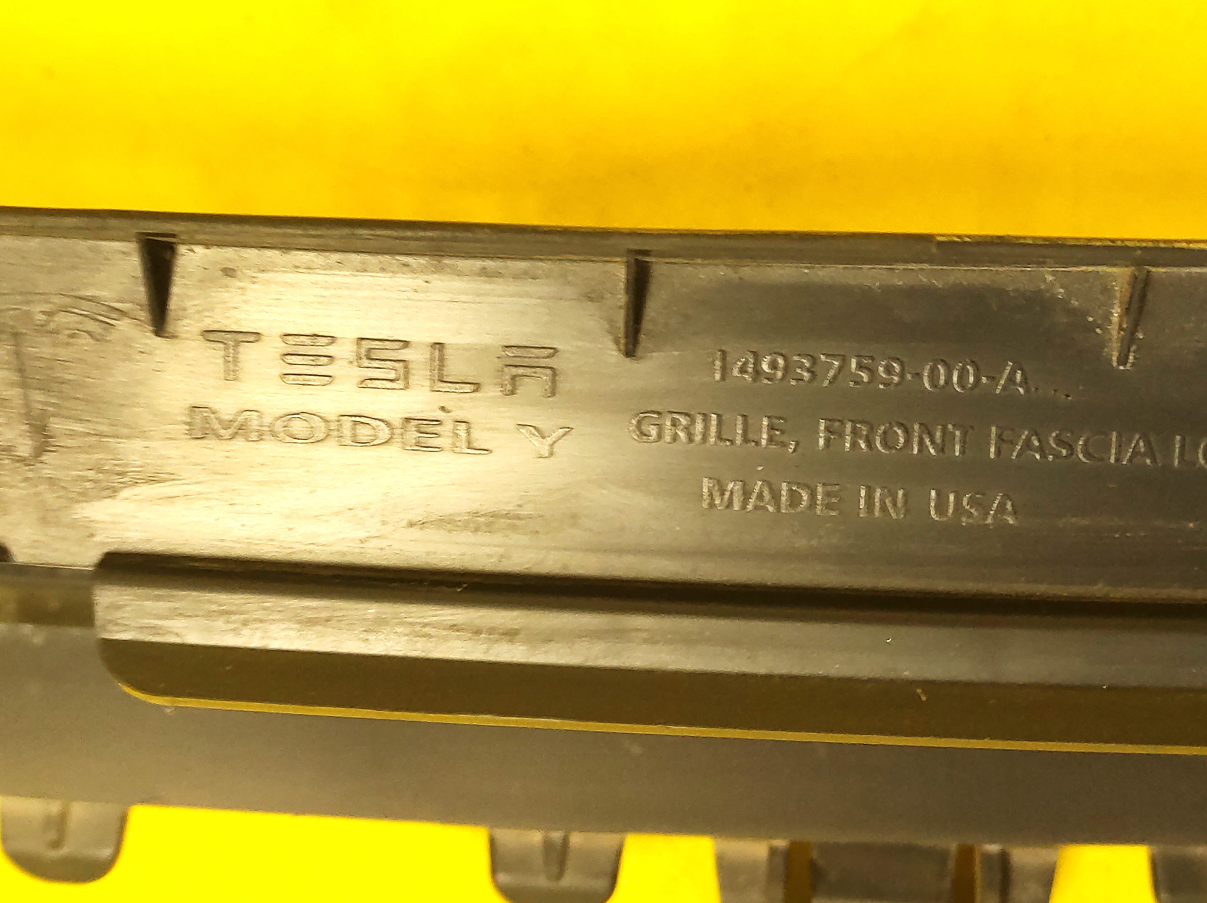Tesla Model Y 2020-2025 Front Fascia Grille OEM (used) 1493759-00-A